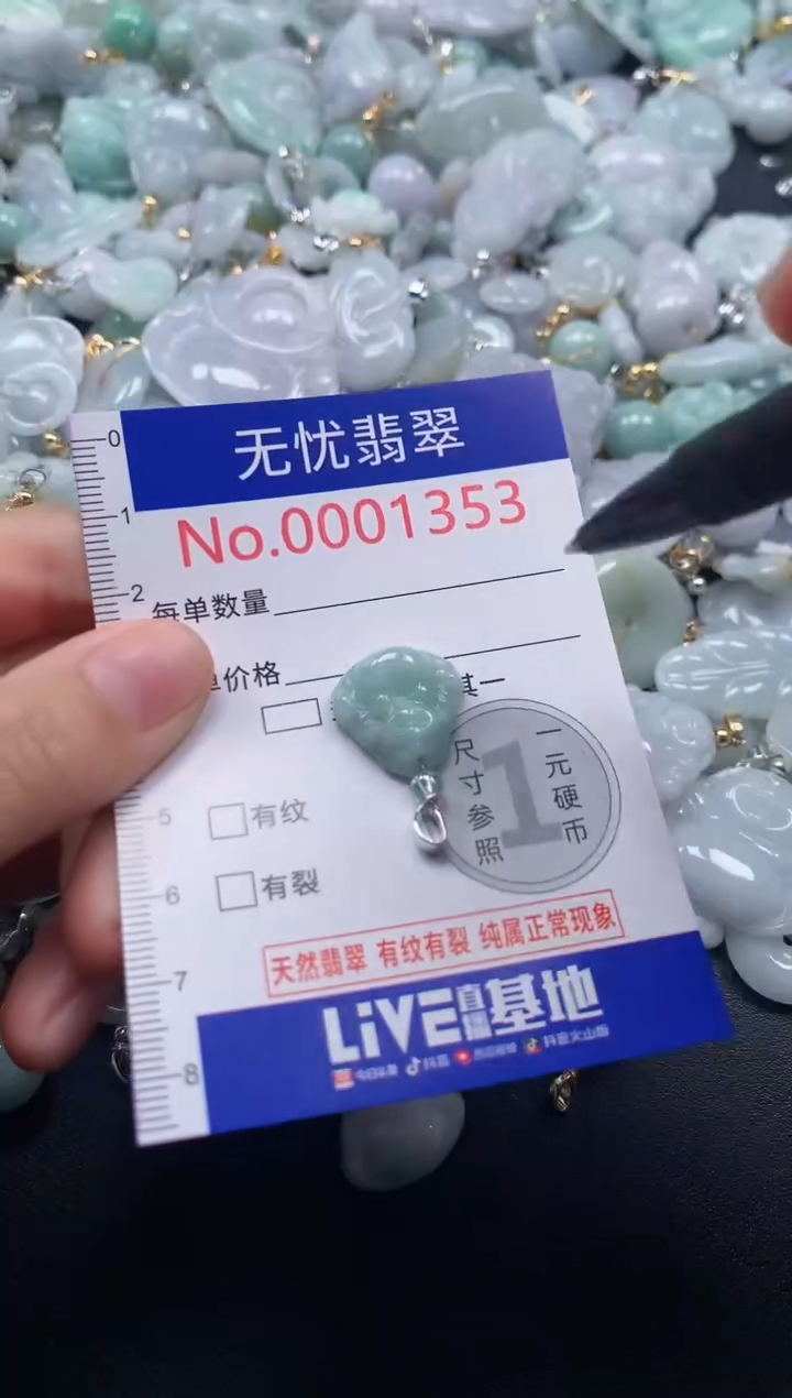 颈饰未镶嵌翡翠1353