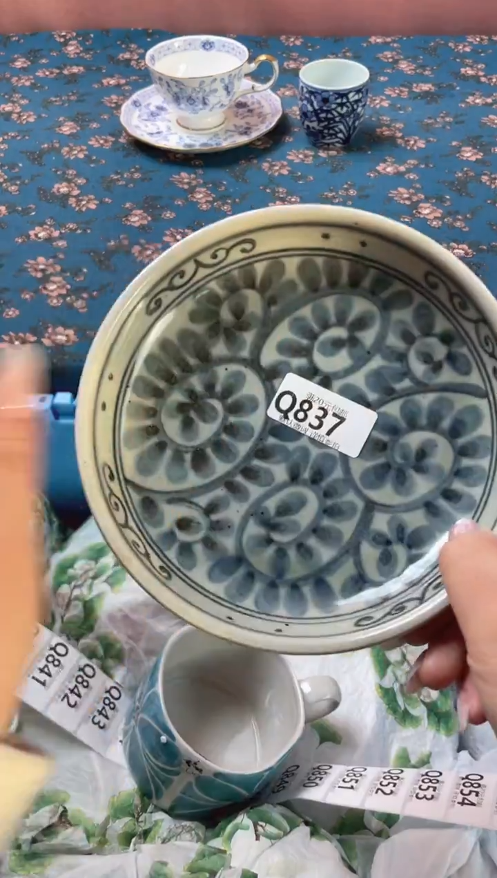 瓷片小*睛瓷器瓷器Q837