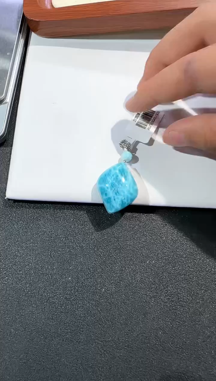 【闪购商品】针钠钙石（海纹石）吊坠(不含链)未镶嵌48号