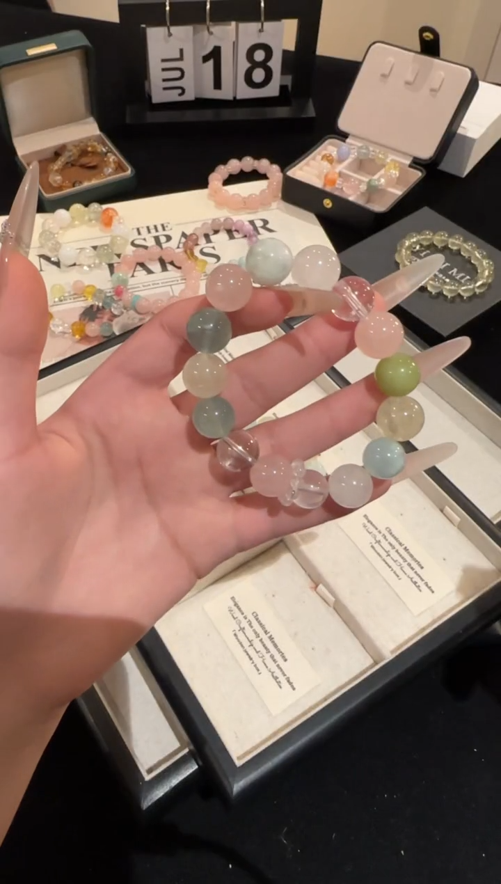 水晶手链合金多宝x1820