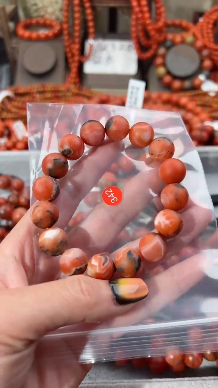 【闪购商品】南红玛瑙手串未镶嵌13+