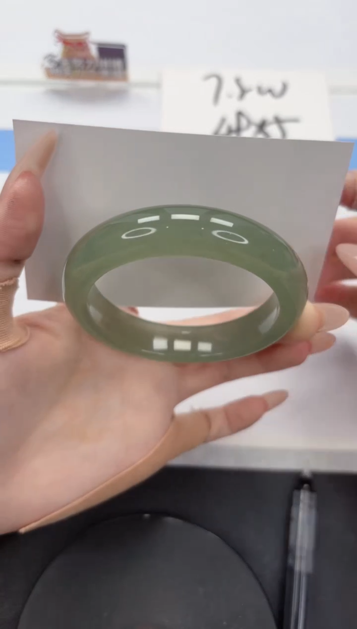 【闪购商品】石英质玉手镯未镶嵌A449-57.7