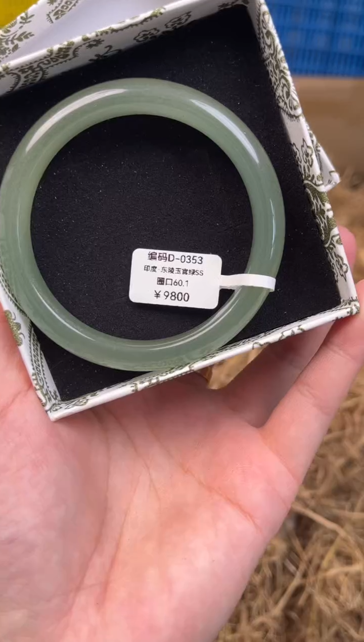 未镶嵌手镯石英质玉编码D0353