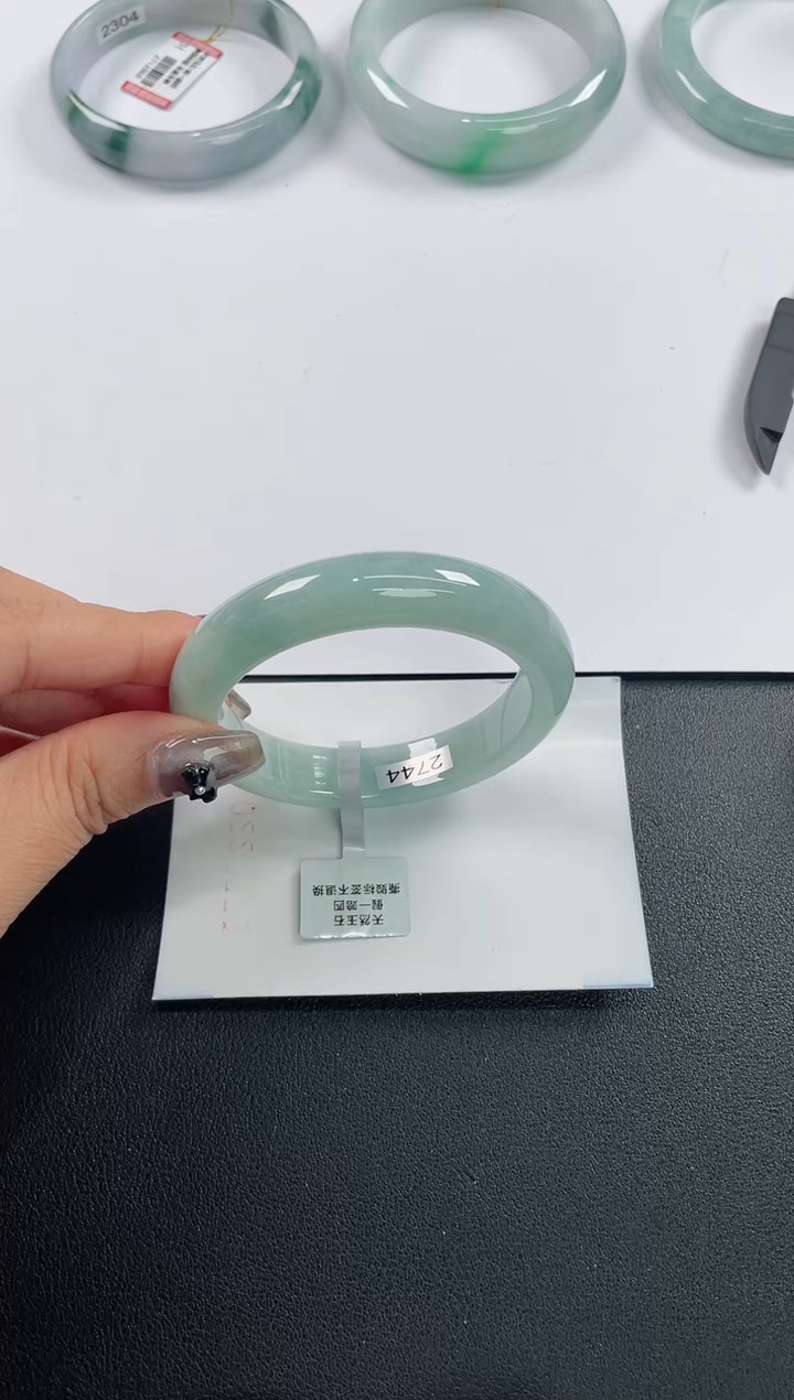 未镶嵌手镯翡翠基地发货H8984 52+