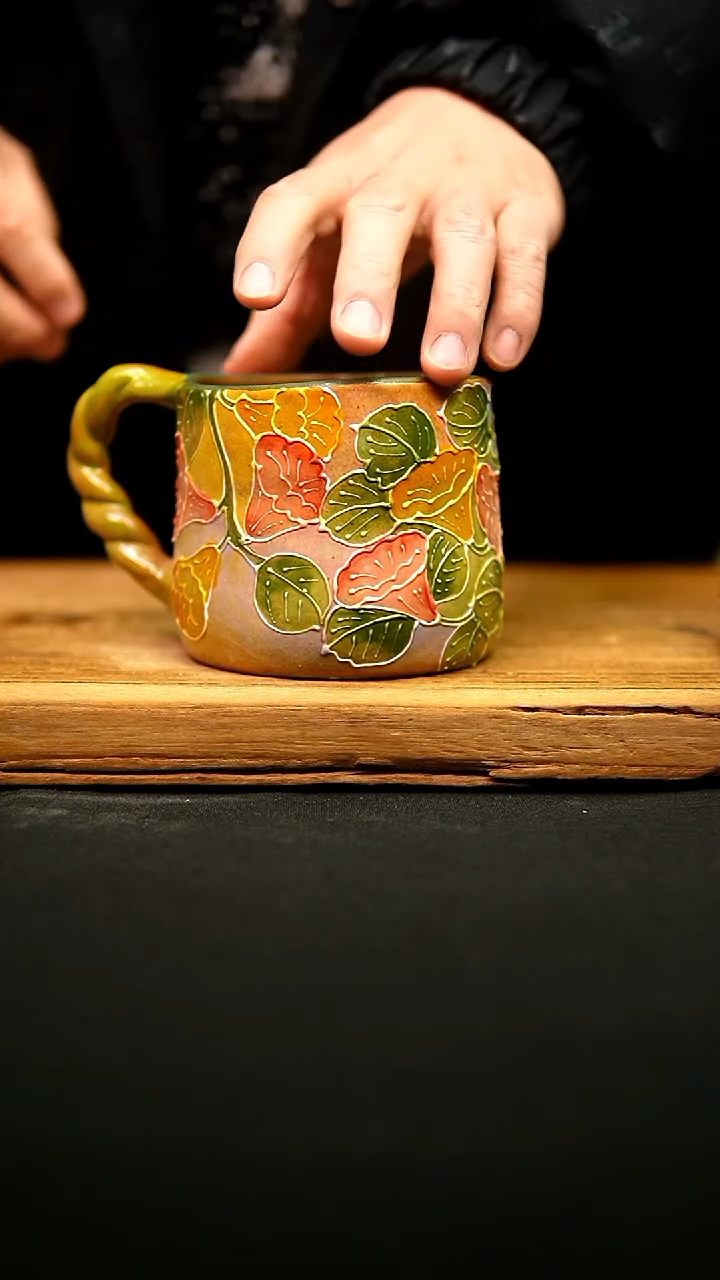 @@陶园瓷舍@@纯手工手绘@高温釉下彩