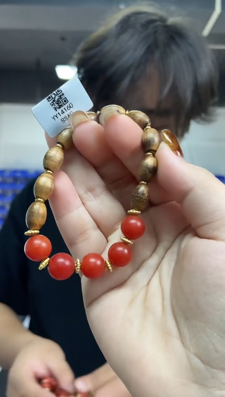 【闪购商品】南红玛瑙手串未镶嵌多样性发其一颜色微差