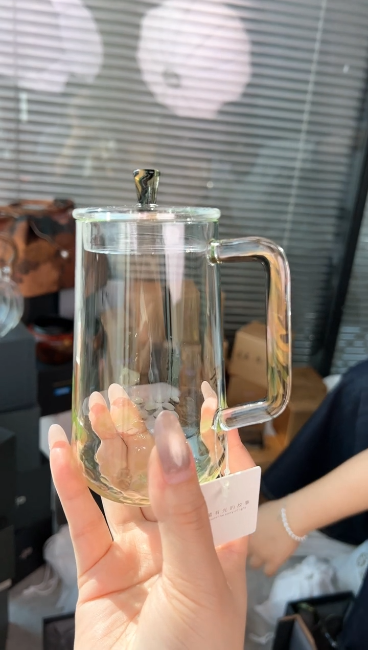 禾器清霓杯   青绿色