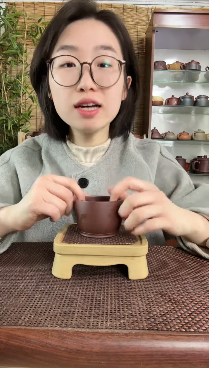【闪购商品】紫砂茶杯宜兴原矿紫砂主人杯中朝青无礼盒150cc