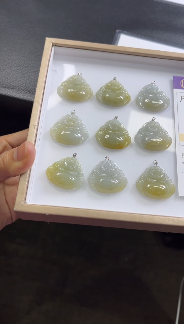 【闪购商品】翡翠颈饰18K金镶嵌Z172多样性发一件/配绳子