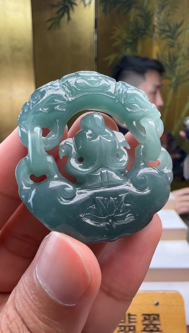 颈饰未镶嵌翡翠多样性发其一XM@@60B7J19233