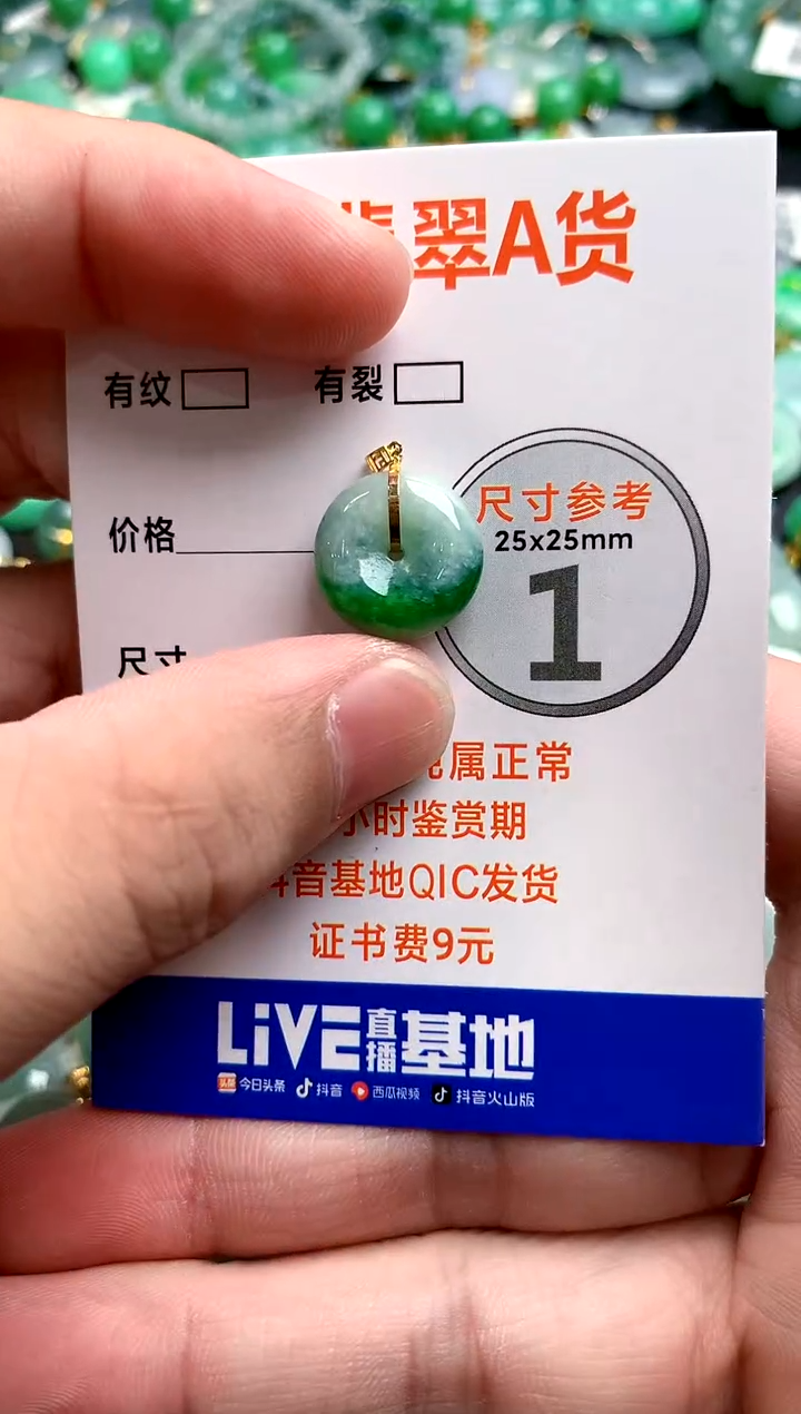 颈饰18K金镶嵌翡翠0231727311
