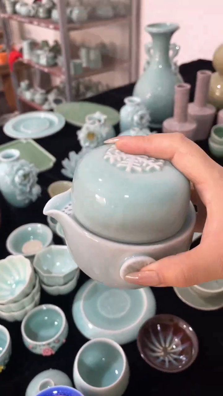 【闪购商品】特价 微瑕 慧仙青瓷