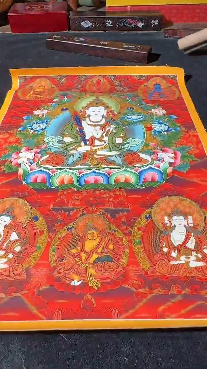 卷轴画藏式珍藏彩绘艺术馆173