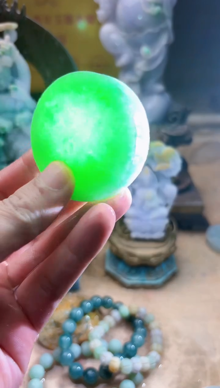 未镶嵌挂件翡翠A货张麦9581