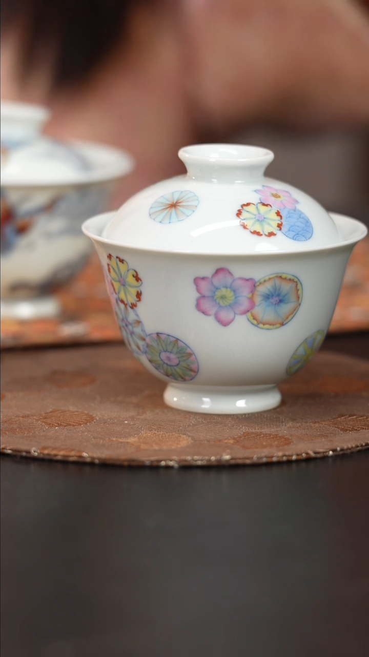 【闪购商品】杯晴山素华青花加彩