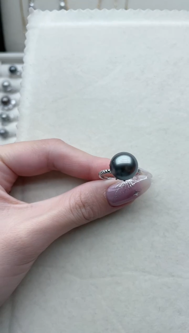 【闪购商品】海水珍珠戒指银S925镶嵌Y54