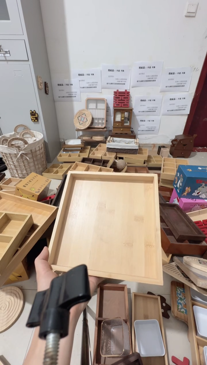 原木色竹木托盘瑕疵品拍下不退不换