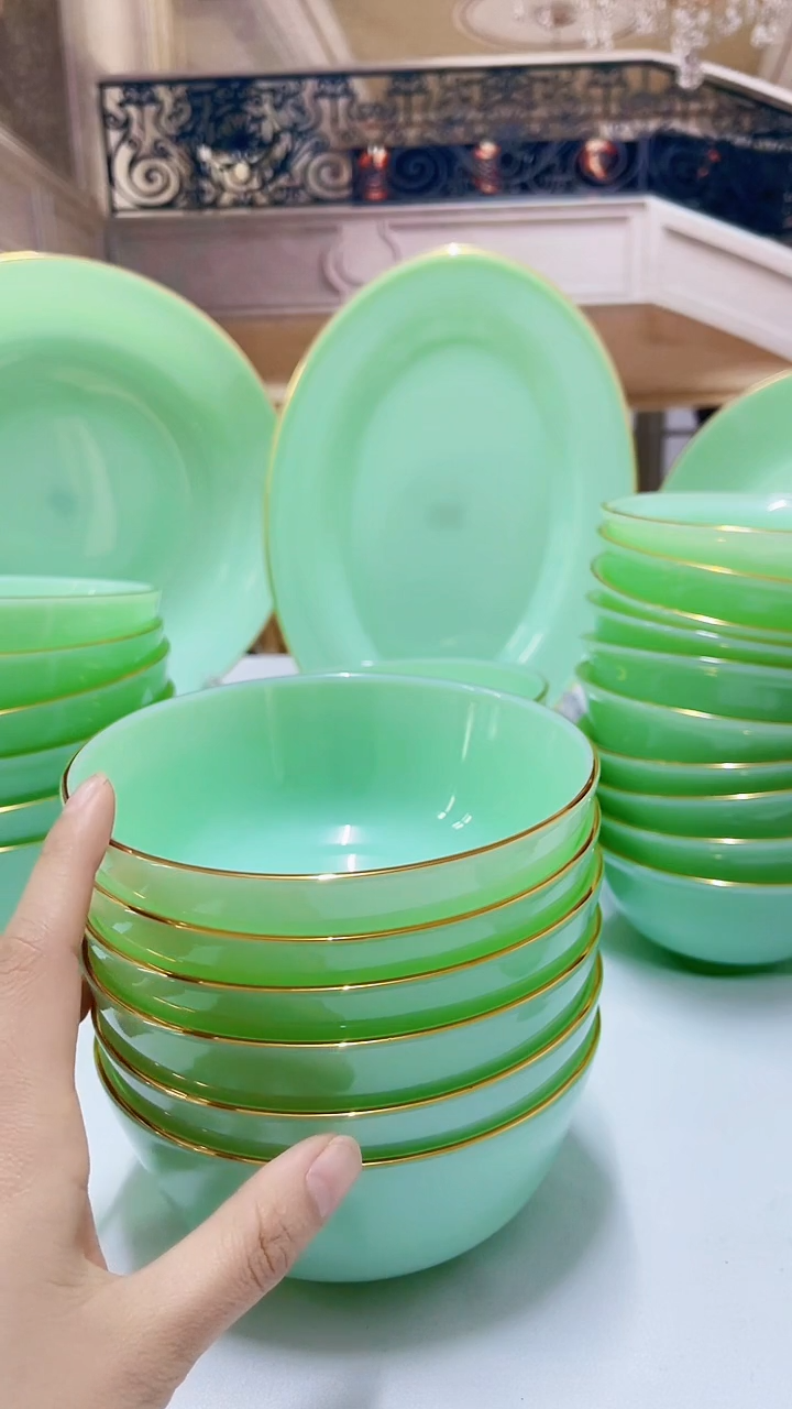 【闪购商品】...5.5英寸玉瓷碗6个口径13.8厘米