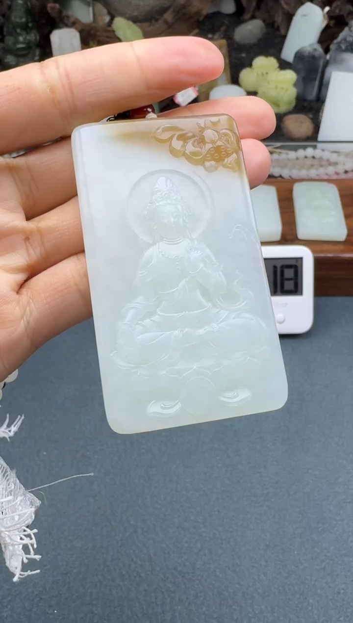 【闪购商品】和田玉颈饰未镶嵌开心