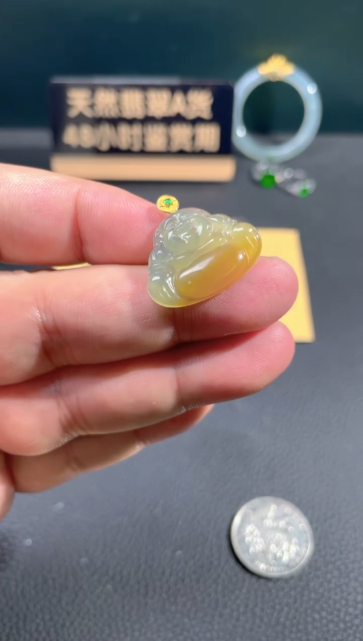 【闪购商品】翡翠颈饰18K金镶嵌翡翠