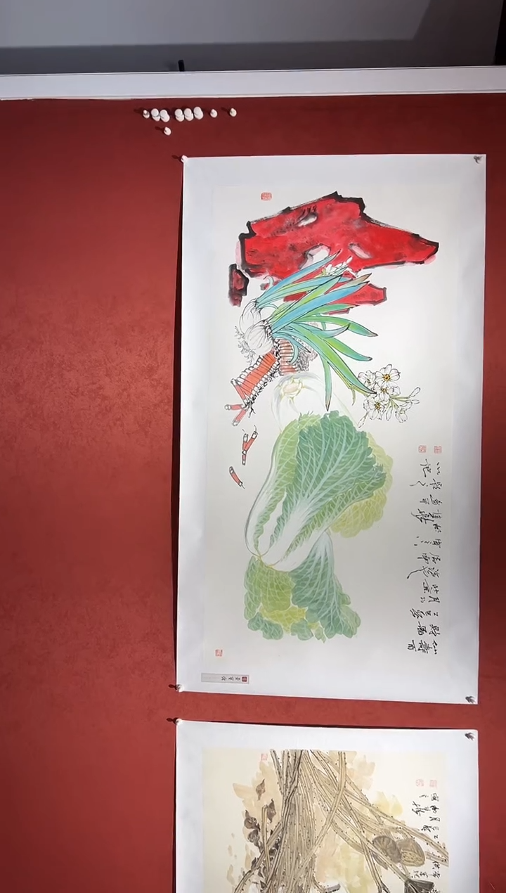 书法邵桂华国画展品