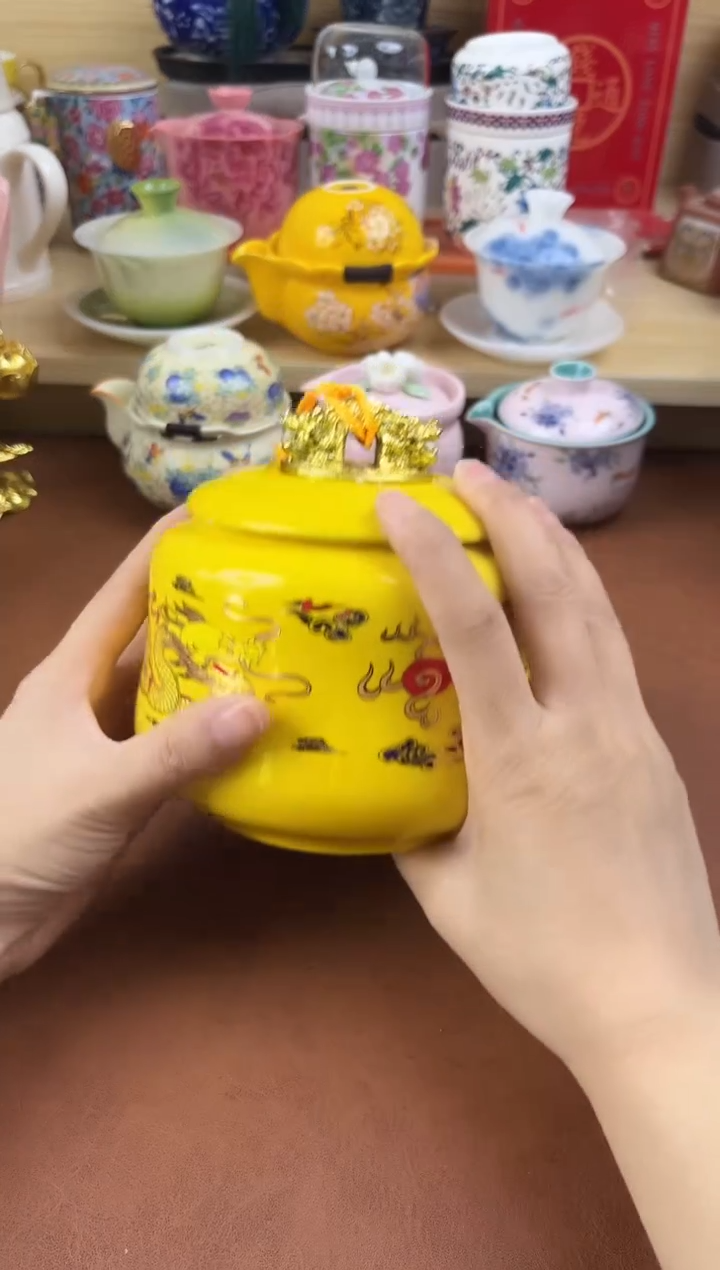 陶陶瓷茶具摆件旅行套组