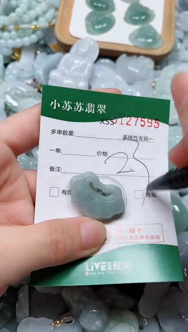 翡翠未镶嵌颈饰闪购商品0127595