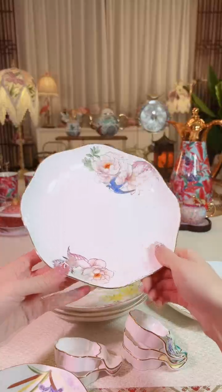 【闪购商品】瓷安娜餐盘 8寸 套5