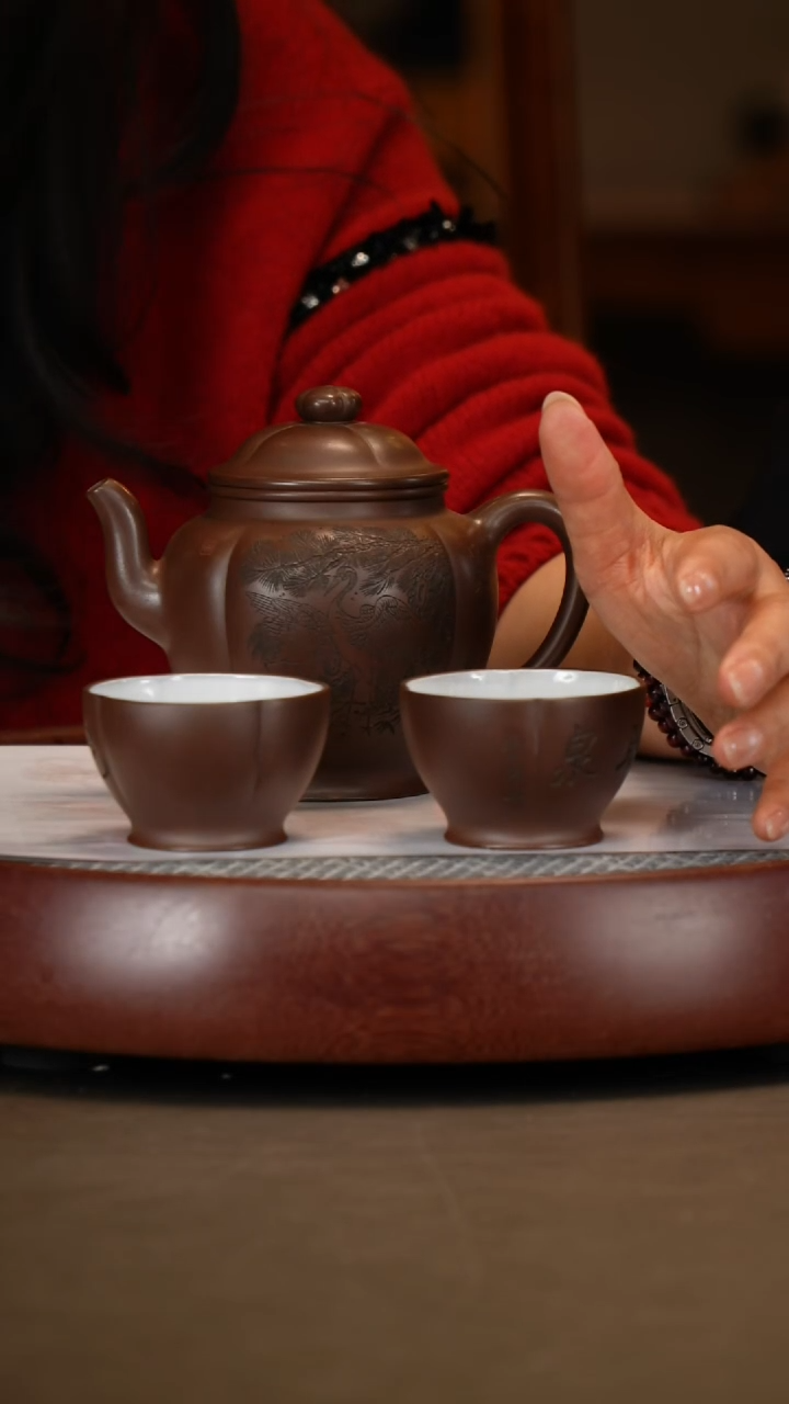 【闪购商品】紫砂茶壶【李霓】紫泥大蕊香   360CC