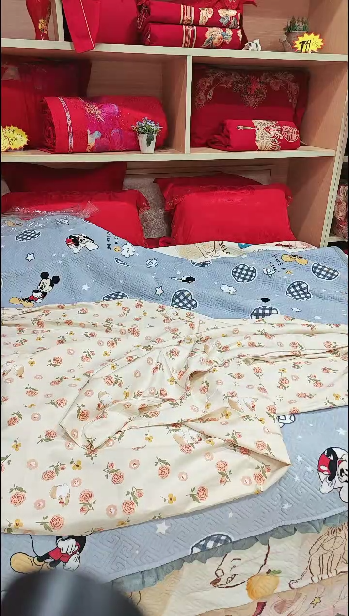 银鼠毛全棉被套2.0*2.3