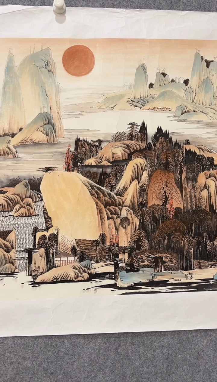 国画李纲-4平尺-诗意山水