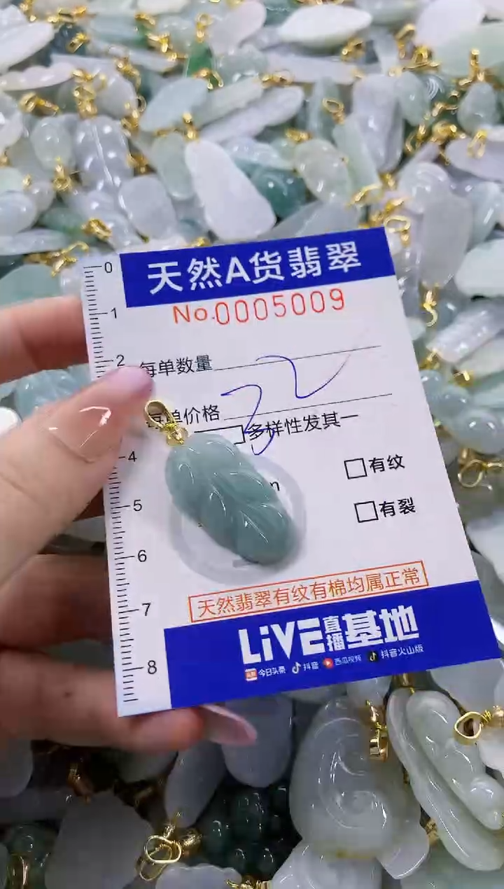 颈饰未镶嵌翡翠天然A货翡翠