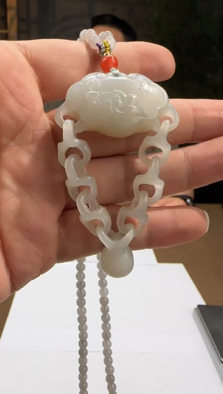 和田玉未镶嵌颈饰多样性发货1143