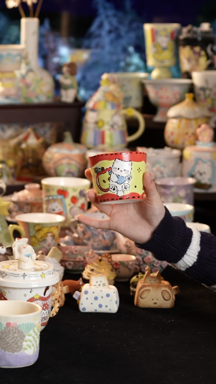 其他陶景德镇釉下彩手绘设计师款陶瓷