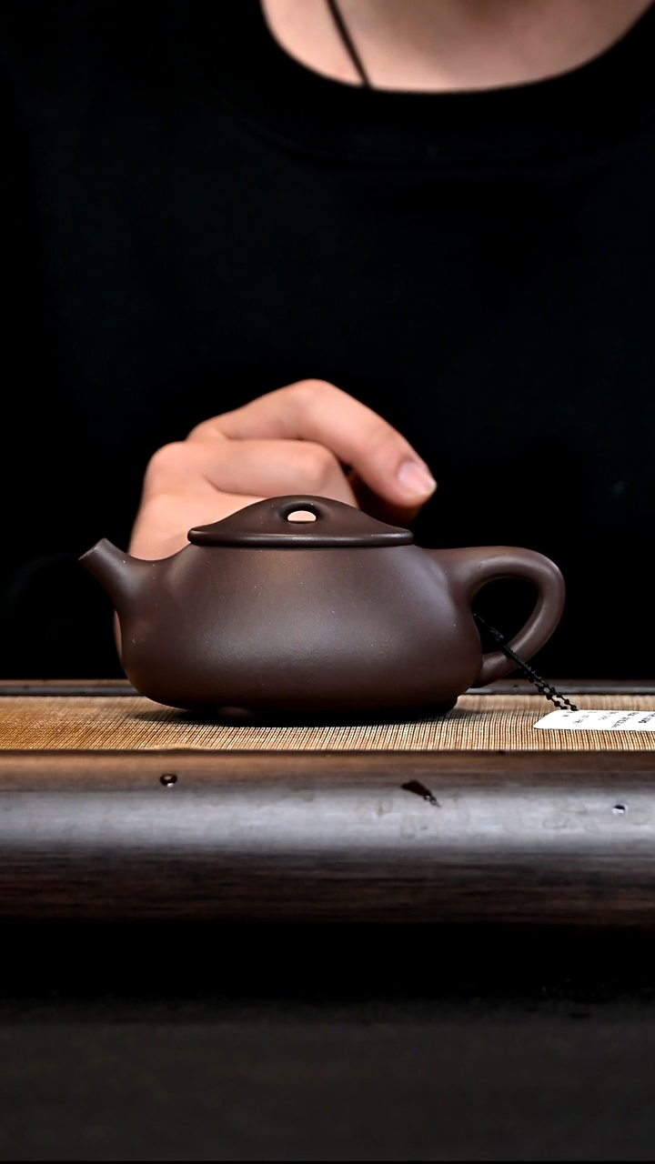 【闪购商品】紫砂茶壶AS12529 满瓢 紫泥