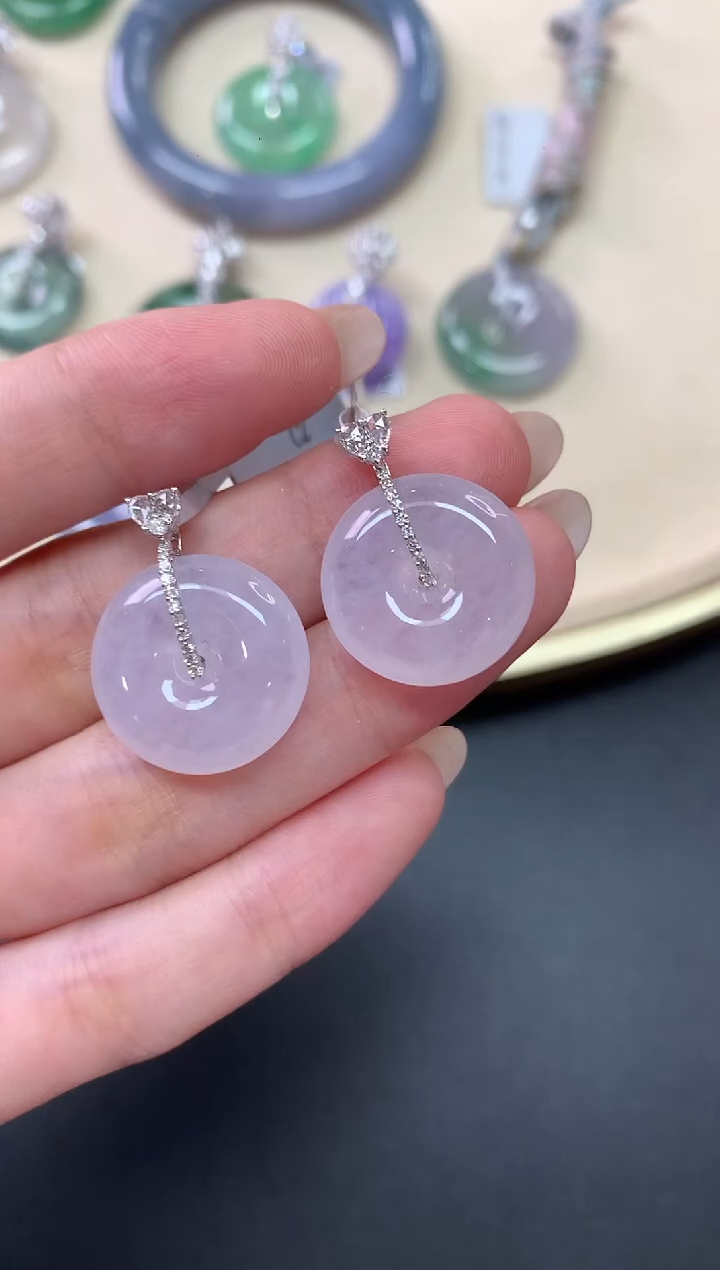 翡翠18K金镶嵌吊坠(不含链)Y868|多样性发货一件2980