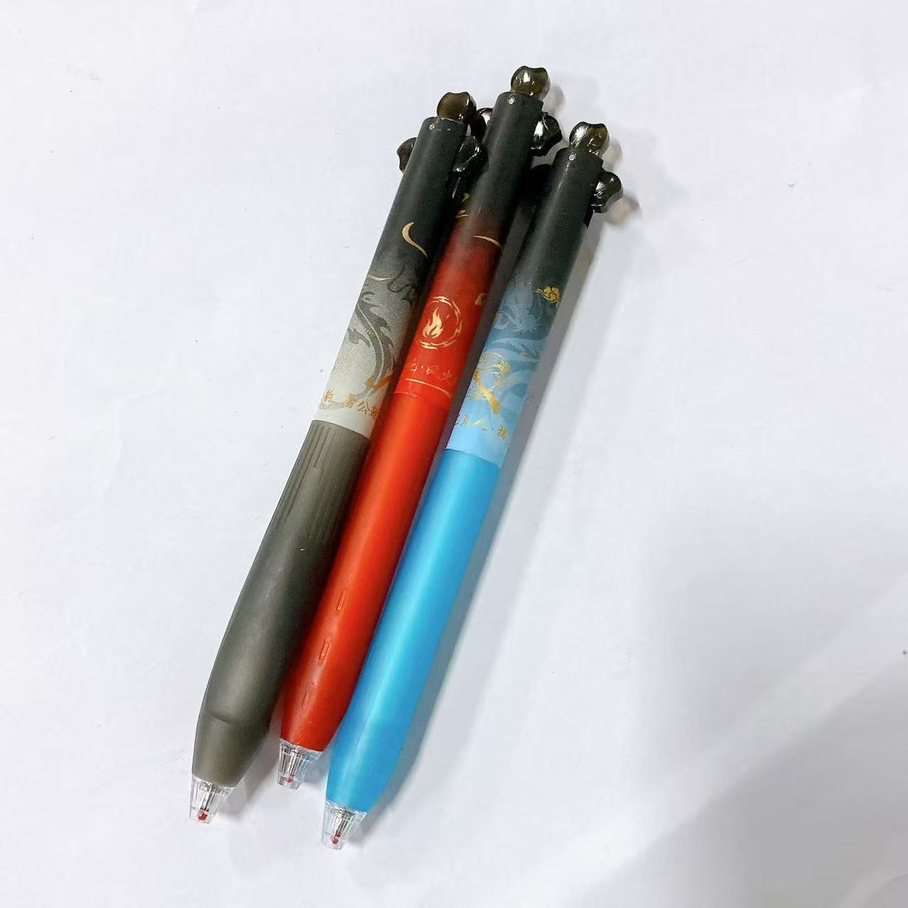 【黑墨-4支不挑杆】G06金米利哪吒限定不挑杆中性笔