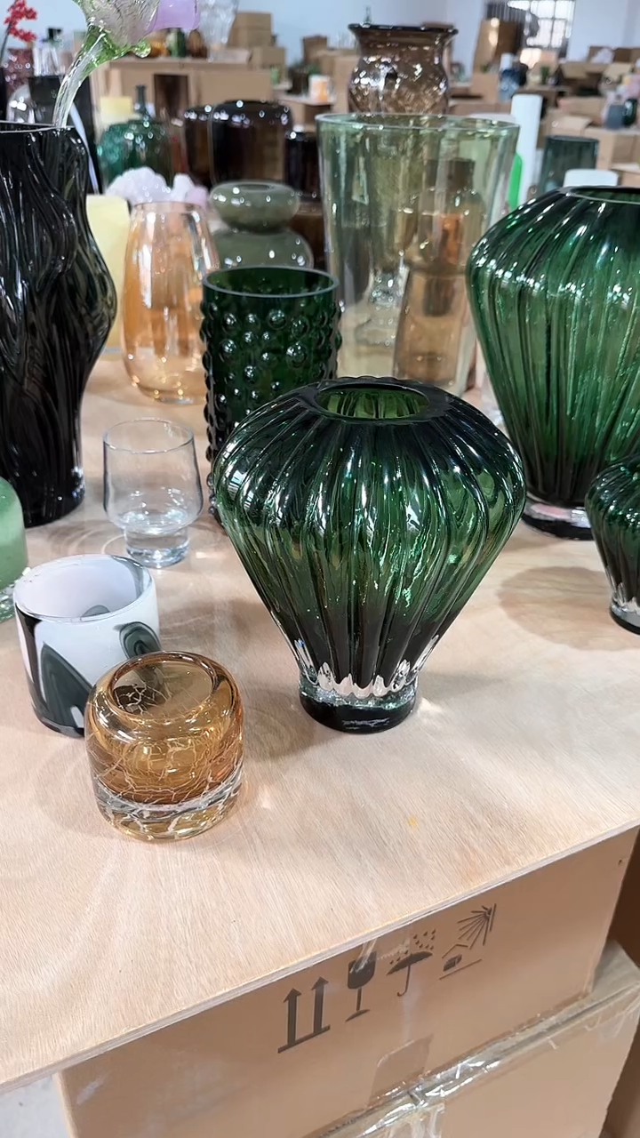 【闪购商品】玻璃绿色热气球