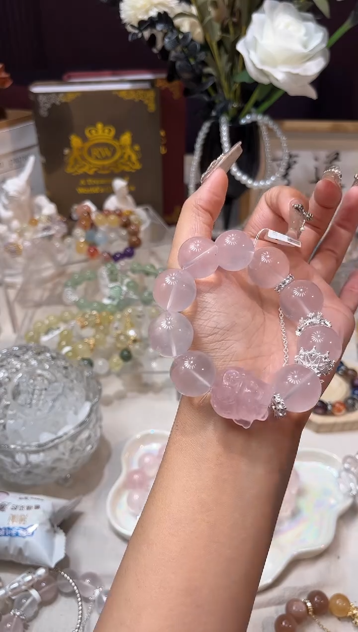 【闪购商品】水晶手链未镶嵌多样性发货发其一颜色微差【拍两单】