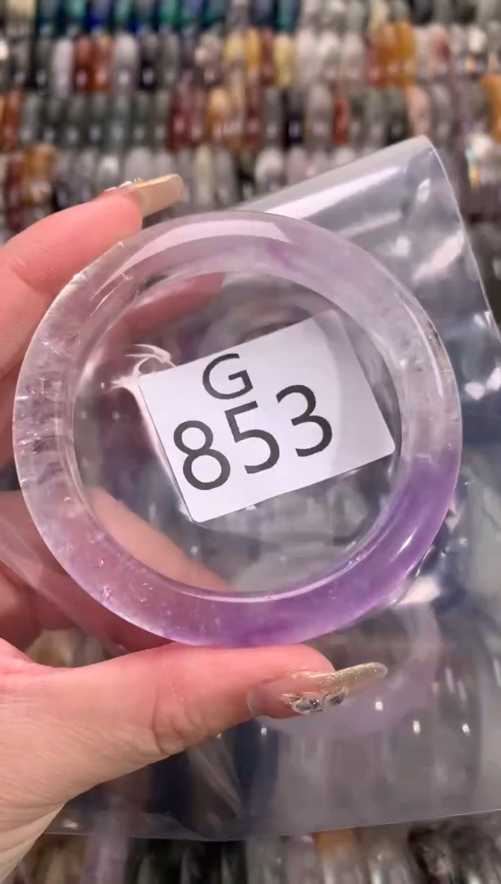 【闪购商品】水晶水晶手镯未镶嵌853-57