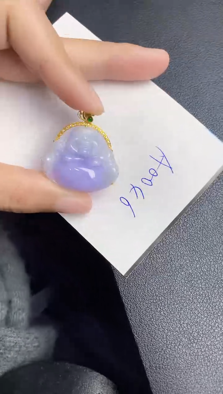 【闪购商品】翡翠颈饰18K金镶嵌000000000