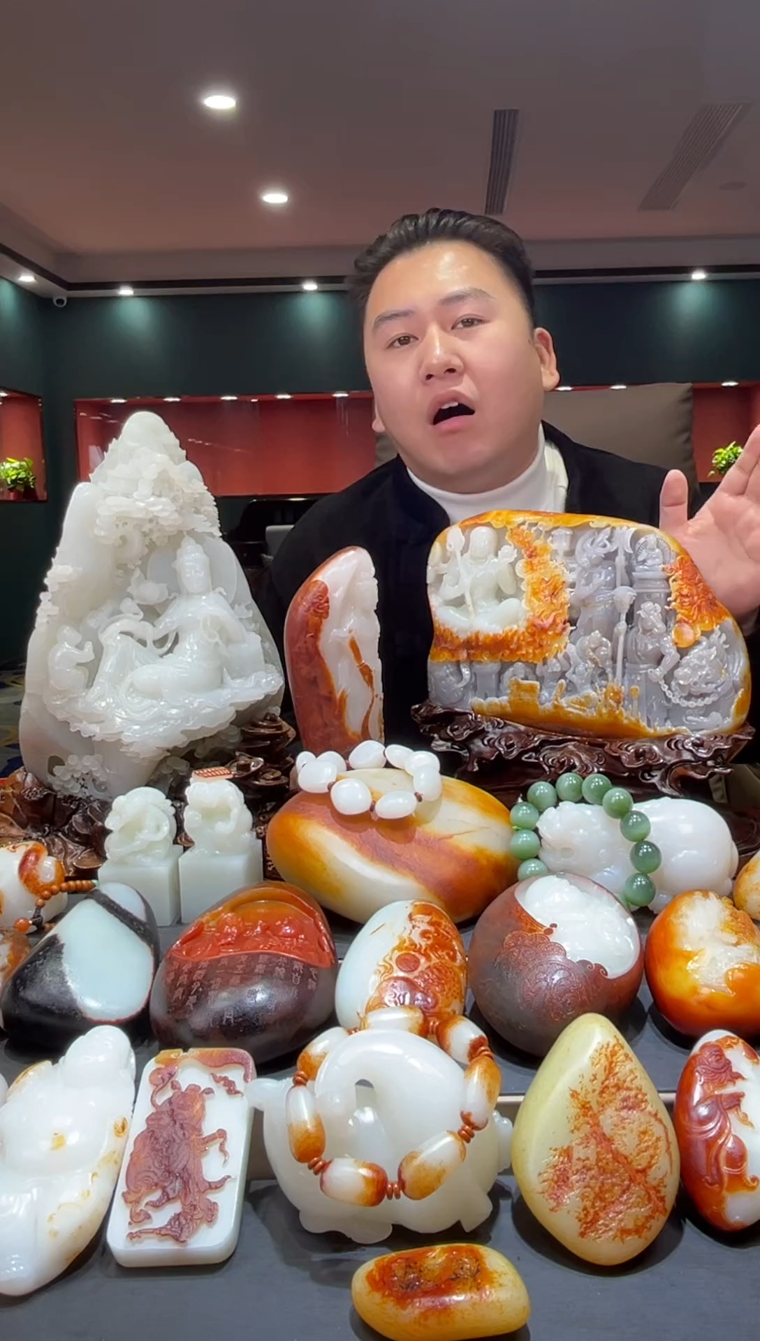 未镶嵌和田玉把件繁*和田玉