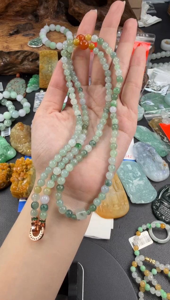 未镶嵌手串翡翠翡翠饰品-288