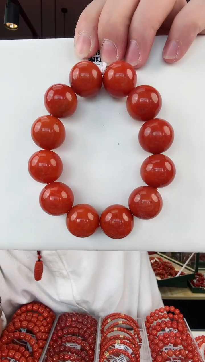 【闪购商品】南红玛瑙瓦西手串20+未镶嵌一个/条