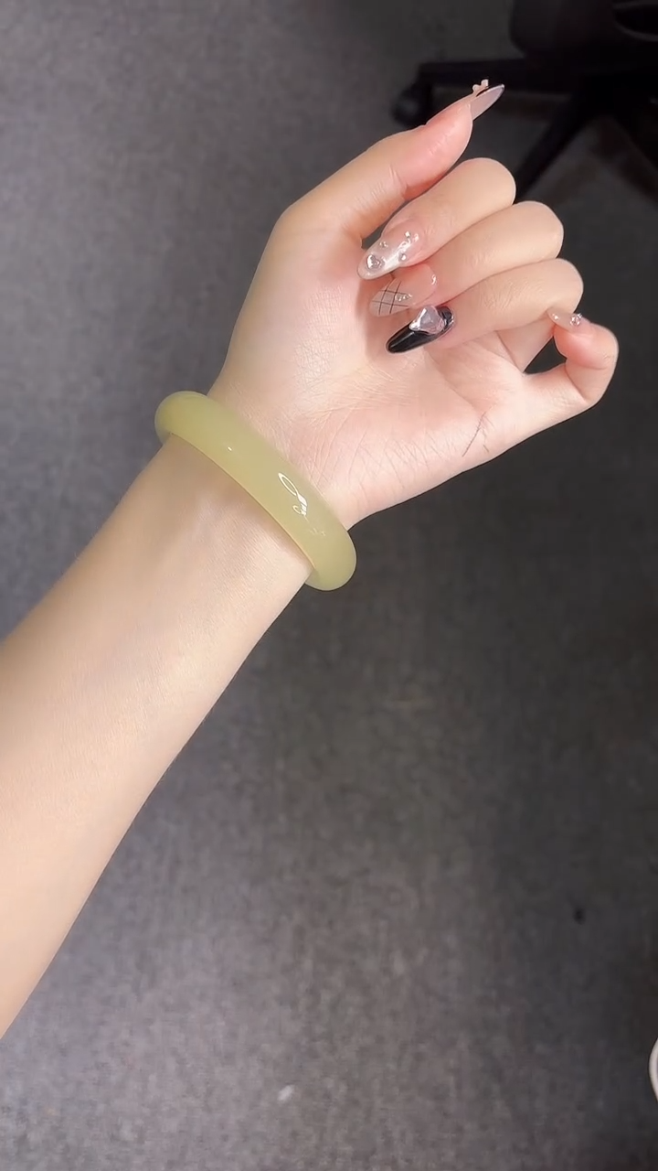 和田玉手镯未镶嵌284-5-60