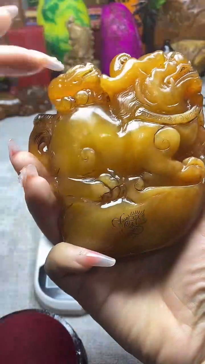 寿山石印石纯天然石料