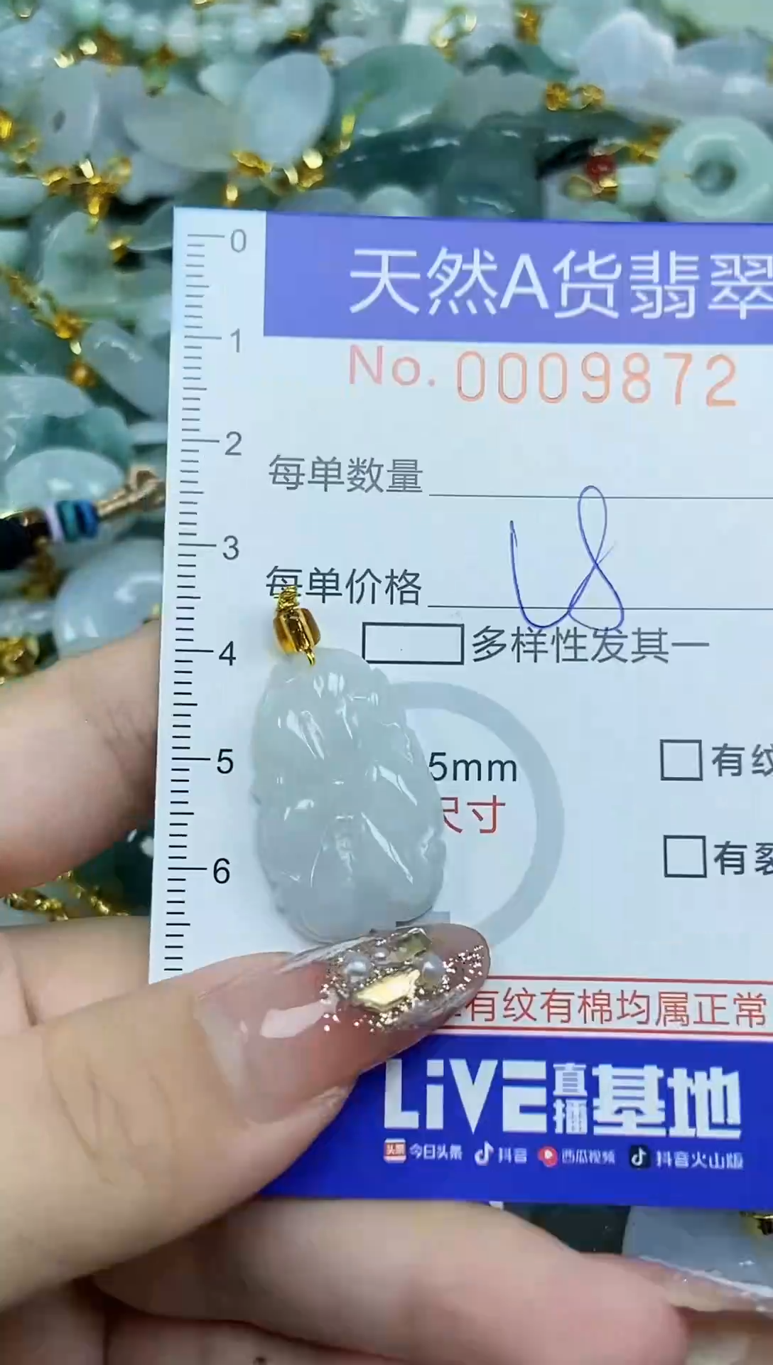 翡翠未镶嵌颈饰天然A货翡翠