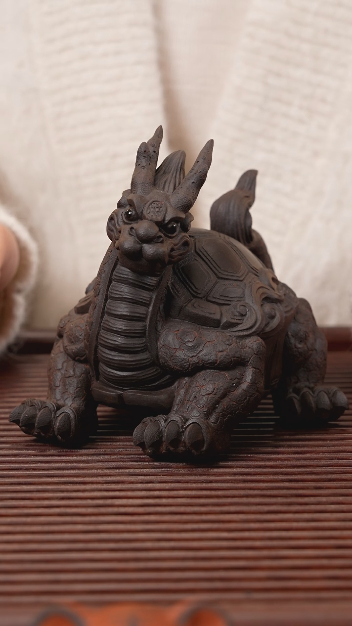 【闪购商品】紫砂茶宠精工龙龟