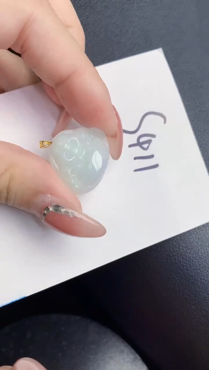 【闪购商品】翡翠颈饰18K金镶嵌000000000