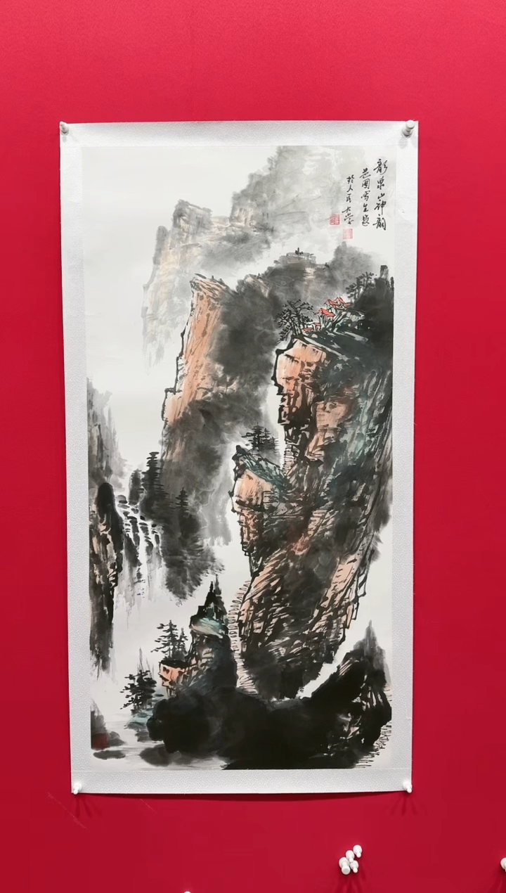 【闪购商品】国画张领军68*138........